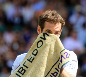 Defending champion Andy Murray fell to Grigor Dimitrov (photo by David Musgrove, Tennis Today)