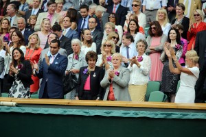 In the Royal Box for Ladies Finals day (photo by David Musgrove, Tennis Today)