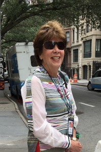 Maria Bueno on her way out the US Open