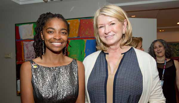 Kallah Masudi and Martha Stewart at the USTA Foundation opening night Gala celebration during the 2015 US Open (Photo USTA/Steven Freeman)