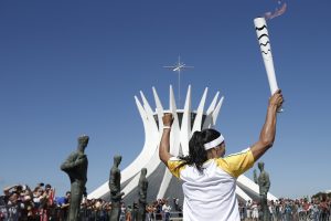 to the national Cathedral of Brasilia.